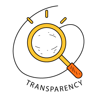 Ícono de transparencia